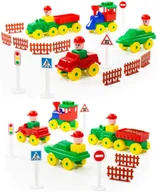 Klocki - Polesie Klocki mały wędrowiec 54el. - miniaturka - grafika 1