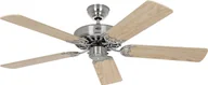 Wentylatory sufitowe - Wentylator sufitowy z łańcuszkiem Classic Royal chrom szczotkowany 132 klon / jasny klon - miniaturka - grafika 1