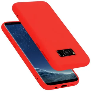 Pokrowiec Do Samsung Galaxy S8 PLUS Etui w LIQUID CZERWONY TPU Silikon Case Cover Obudowa Ochronny Cadorabo - Etui i futerały do telefonów - miniaturka - grafika 1
