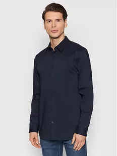 GUESS Koszula Sunset M1YH20 W7ZK1 Granatowy Slim Fit - Koszule męskie - miniaturka - grafika 1