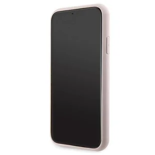 Etui Guess GUHCN61P4TDSCPP na iPhone 11 / Xr - różowe Crossbody 4G Metal Logo - Etui i futerały do telefonów - miniaturka - grafika 4