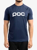 Koszulki rowerowe - Koszulka rowerowa POC Reform Enduro Tee - turmaline navy - miniaturka - grafika 1