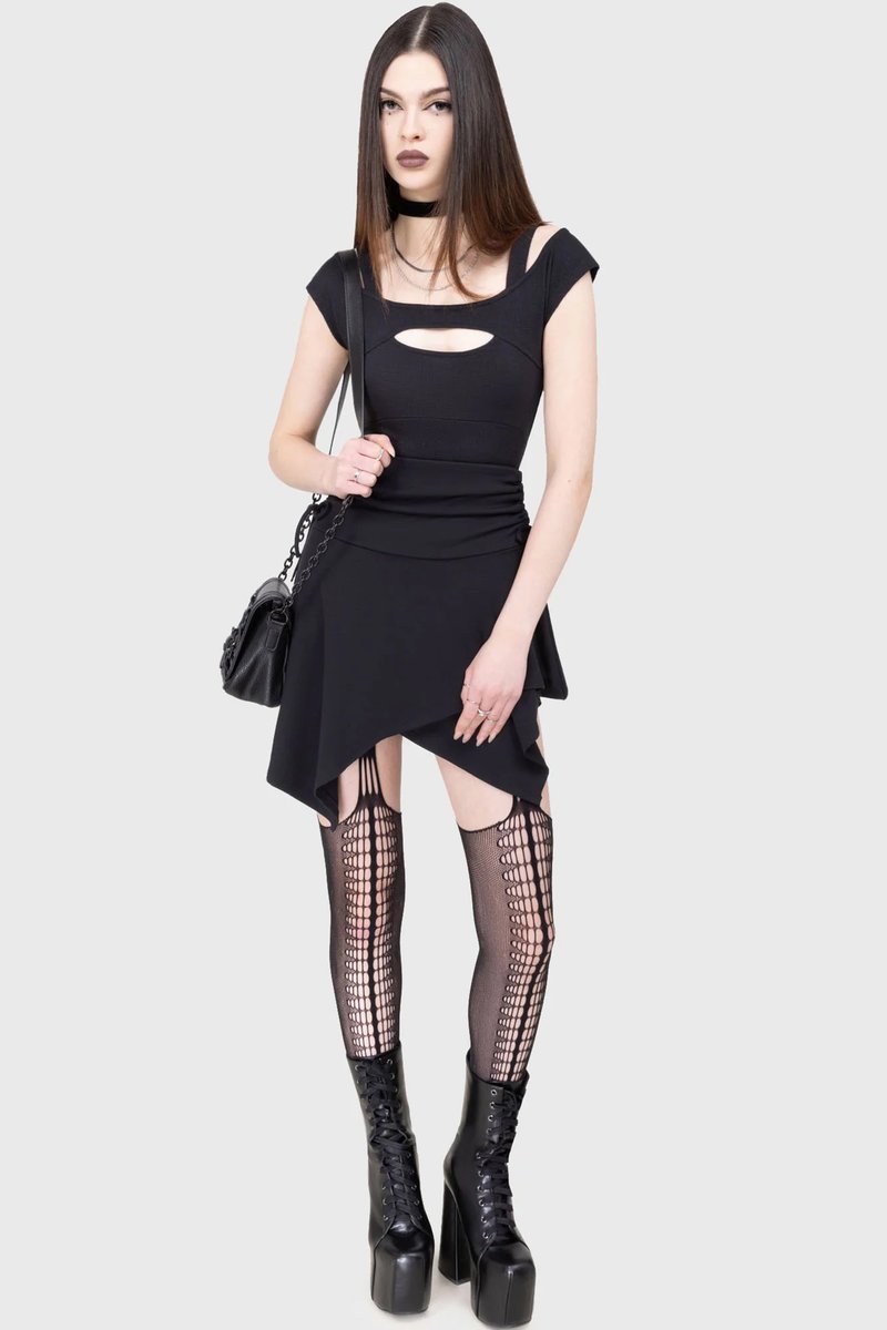 Pończochy Killstar - Crescent Carnage-L-Xxl