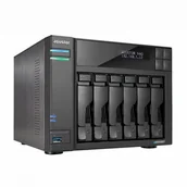 Serwery plików NAS i macierze dyskowe - Serwer plików Asustor LOCKERSTOR 6 AS6706T 6-bay, Intel Celeron N5105 Czterordzeniowy 2.0GHz, 8GB RAM DDR4. 4x M.2 PCIe NVMe, 2x 2.5 GbE. 2x USB 3.2. HDMI 2.0b, 1x PCIe 2 + 2x 4TB HDWG440UZSVA - miniaturka - grafika 1