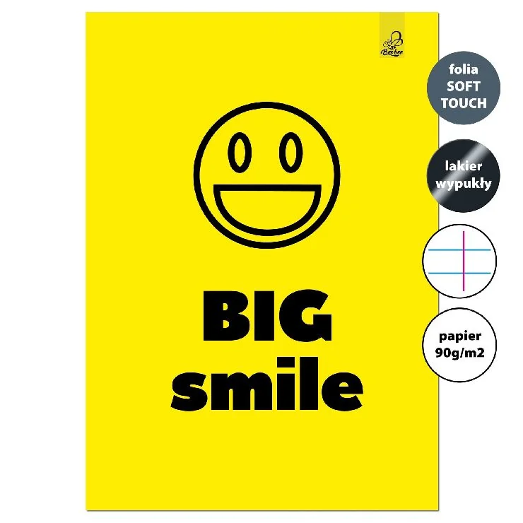 Zeszyt A4 32K.W Linie Z Marginesem Big Smile 90G