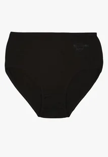 Czarne Gładkie Majtki Figi z Bawełny Idina - Majtki damskie - miniaturka - grafika 1