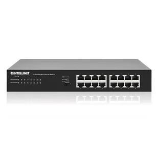 INTELLINET GIGABIT 16 PORTÓW RJ45 MANUAL VL - Switche - miniaturka - grafika 1