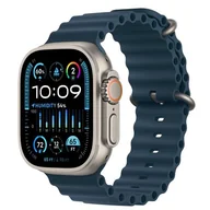 Smartwatch - Apple Watch Ultra 2 GPS + Cellular 49mm Tytan Ocean Niebieski - miniaturka - grafika 1