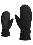 Rękawiczki - Ziener Damskie rękawiczki narciarskie Kasandra | bardzo ciepłe, oddychające, G-Loft, czarne, rozmiar 7,5 - miniaturka - grafika 1