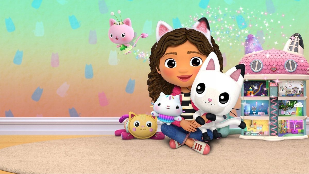 PUZZLE Koci Domek Gabi Kot Kotki A3 252 el z Nadrukiem + IMIĘ Pudełko