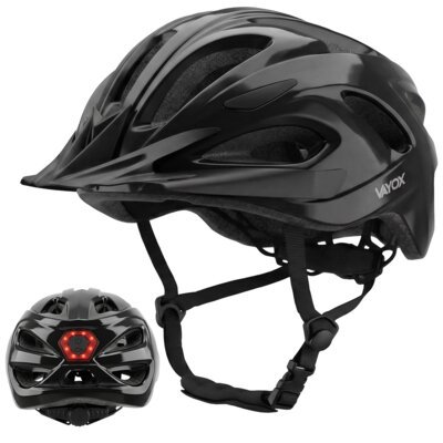 VAYOX Speed VA0425BGL Czarny MTB z lampką ( L)