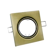 Lampy sufitowe - Oprawa sufitowa POLUX OPIN-IQA90G1 kwadrat patyna - miniaturka - grafika 1