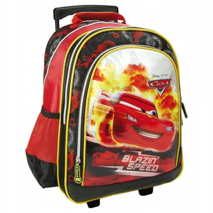 Derform Plecak na kółkach Cars 32 DERF.PL15KCA32 - Plecaki szkolne i tornistry - miniaturka - grafika 1