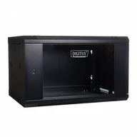 Pozostałe akcesoria sieciowe - Szafa Wisząca Jednosekcyjna 19" 4U 279/600/450Mm, Drzwi Szklane, Czarna (Ral 9004) - miniaturka - grafika 1