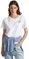 Koszulki i topy damskie - Pepe Jeans Koszulka damska Chantal, Biały (biały), XS - miniaturka - grafika 1
