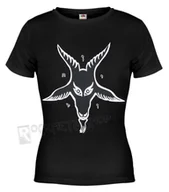Bluzki damskie - bluzka damska AMENOMEN - BAPHOMET (OMEN050DA BLACK)-XS - miniaturka - grafika 1