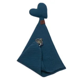 Hi Little One - Przytulanka Dou Dou Serce Z Zawieszką Na Smoczek Emerald - Smoczki uspokajające - miniaturka - grafika 1