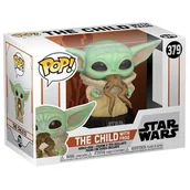 Figurki dla dzieci - Figurka FUNKO POP Star Wars 379 The Child with frog - miniaturka - grafika 1