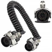 Akcesoria do przyczep i kamperów - Przewód Spiralny Do Naczepy Ebs/Abs 7 Pin 24V 4,5M - miniaturka - grafika 1