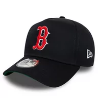 Czapki męskie - Czapka z daszkiem New Era Patch 940 Ef Red Sox 60422502 Czarny - miniaturka - grafika 1