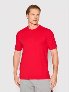 Koszulki męskie - Tommy Hilfiger T-Shirt Essentials Small Logo MW0MW22736 Czerwony Regular Fit - grafika 1