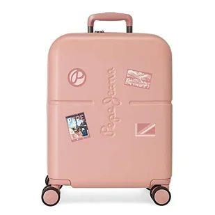 Pepe Jeans Chest Walizka na kabinę Różowa 40 x 55 x 20 cm Sztywne ABS Zintegrowane zapięcie TSA 37 L 2,74 kg 4 podwójne koła wyposażenie ręczne - Walizki - miniaturka - grafika 1