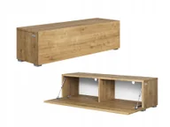 Szafki RTV - Szafka Rtv Kira szafka wisząca 105 cm stolik Rtv dąb craft złoty mat - miniaturka - grafika 1