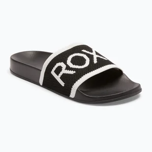 Klapki damskie ROXY Slippy Knit black WYSYŁKA W 24H 30 DNI NA ZWROT - Klapki i japonki damskie - miniaturka - grafika 1