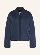 Kurtki damskie - Tommy Hilfiger Bluzon Pikowany blau - miniaturka - grafika 1