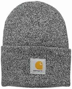 Carhartt Czapka Zimowa Czarno Biała - Czapki damskie - miniaturka - grafika 1