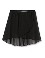 Spódnice - Capezio damska spódnica szyfonowa Class Collection beżowy czarny L - miniaturka - grafika 1