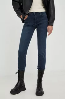 Spodnie damskie - Mustang jeansy Mia Slim damskie high waist - grafika 1