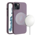 Etui i futerały do telefonów - Vivanco Mag Hype do iPhone 14 (fioletowy) - miniaturka - grafika 1