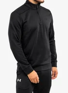 Bluzy sportowe męskie - Bluza bez kaptura Under Armour Armour Fleece 1/4 Zip - black - miniaturka - grafika 1