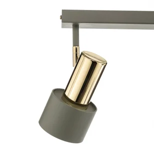 Spot sufitowy Destin, 2-pkt. zielony/mosiądz - Lampy sufitowe - miniaturka - grafika 5