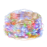 Oświetlenie świąteczne - Lampki choinkowe 100 LED multikolor CL0021 - miniaturka - grafika 1