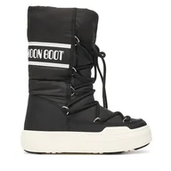 Buty dla dziewczynek - Śniegowce Moon Boot Jr Park Tube Lace wp 80D3440130 D Czarny - miniaturka - grafika 1