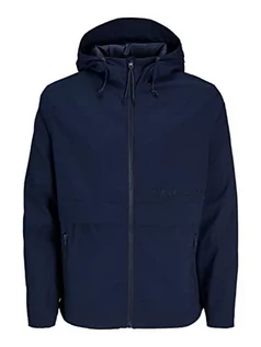 Kurtki męskie - Jack & Jones Męska kurtka wiosenna Jorcopenhagen Sn, Marynarka granatowa, XL - grafika 1