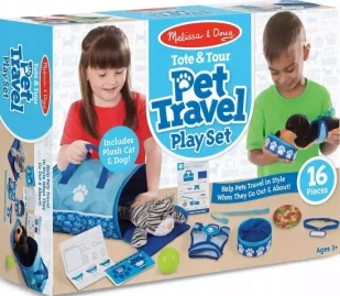 Zestaw do podróżowania ze zwierzętami, 16 elementów - Maskotki i pluszaki - miniaturka - grafika 1