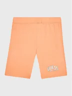 Spodenki damskie - Guess Szorty sportowe J3RD09 J1311 Pomarańczowy Slim Fit - miniaturka - grafika 1