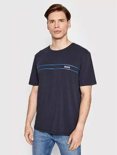 Koszulki męskie - Hugo Boss T-Shirt Urban 50465584 Granatowy Regular Fit - grafika 1