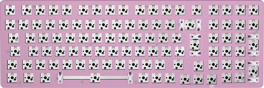 Glorious PC Gaming Race Glorious GMMK 2 Full-Size - Barebone, ISO Layout, pink GLO-GMMK2-96-RGB-ISO-P