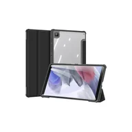Etui do tabletów - Dux Ducis Toby Eco-Leather Skórzane etui na tablet Samsung Galaxy Tab S7 11 z funkcją Smart-Sleep i uchwytem na długopis Wake-Up Czarny - miniaturka - grafika 1