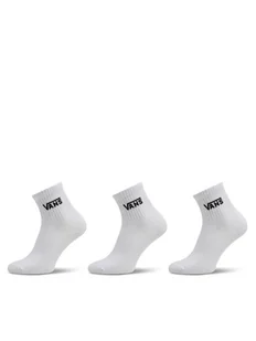 Vans Zestaw 3 par wysokich skarpet damskich Classic Half Crew Sock VN00073EWHT1 Biały - Skarpetki damskie - miniaturka - grafika 1