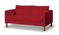 Pokrowce na meble - Dekoria pl pl Pokrowiec na sofę Karlstad 2-osobową nierozkładaną krótki czerwony 165 x 89 x 64 cm Etna 617-705-60 - miniaturka - grafika 1