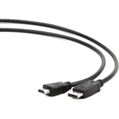 Kable - Gembird Kabel DisplayPort HDMI 5m Czarny CC-DP-HDMI-5M CC-DP-HDMI-5M - miniaturka - grafika 1