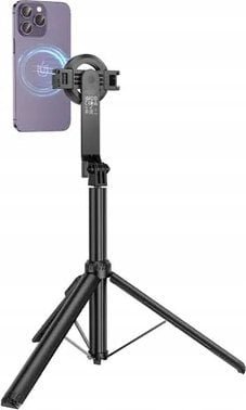 HOCO uchwyt selfie magnetyczny z pilotem bezprzewodowym tripod K25 czarny