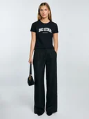 Koszulki i topy damskie - BIG STAR Koszulka w kolorze czarnym - miniaturka - grafika 1