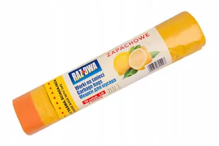 Worki Na Śmieci Żółte 60L Z Taśmą Cytrynowe 10 szt - Worki na śmieci - miniaturka - grafika 1