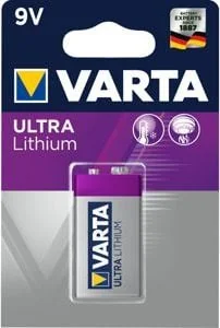Varta Bateria Ultra 9V Block 10 szt. - Baterie i akcesoria - miniaturka - grafika 1